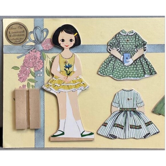 Betsy McCall from the 50s Wooden Paper Doll Set by Bethany Farms, Inc new VTG - Picture 3 of 4
